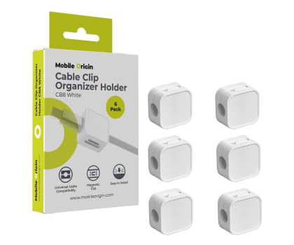 Kabel komputerowy Mobile Origin Cable Cord Organizer Holder CB8 White